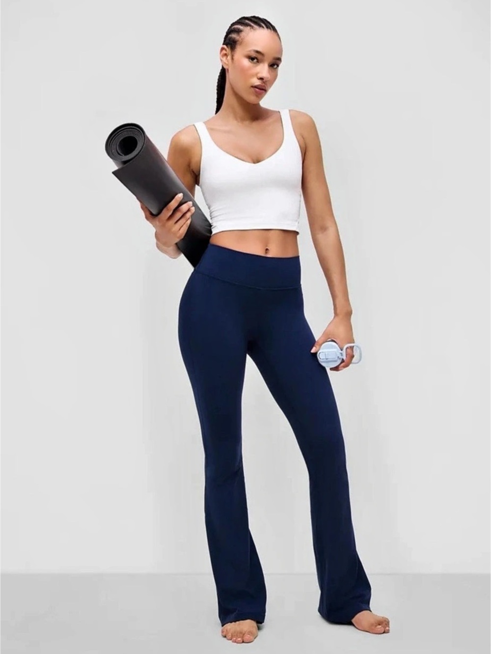 Lululemon Groove Super-High-Rise Flared Pant *Nulu True Navy - Size 8